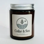 świeca sojowa werbena i kwiat pomarańczy